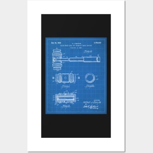 Judge Gavel Patent - Lawyer Art - Blueprint Posters and Art